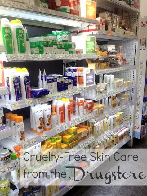 cruelty-free skin care from the drugstore