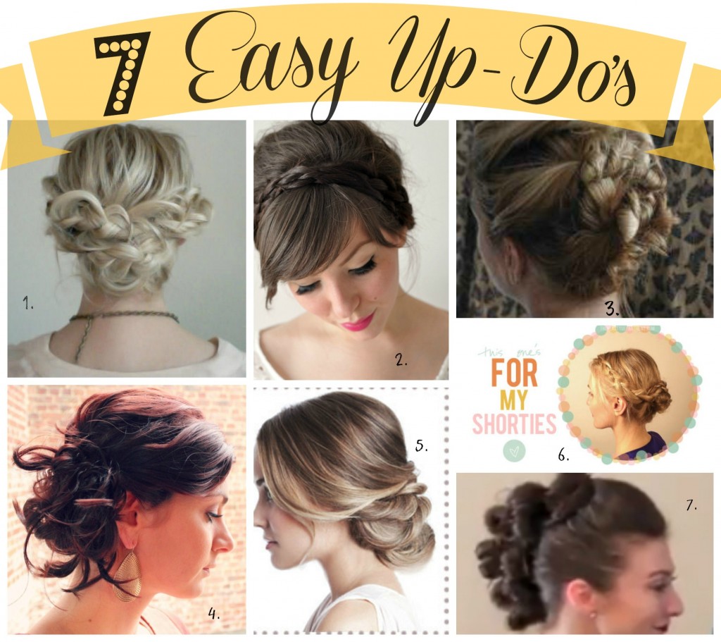 7 easy updos