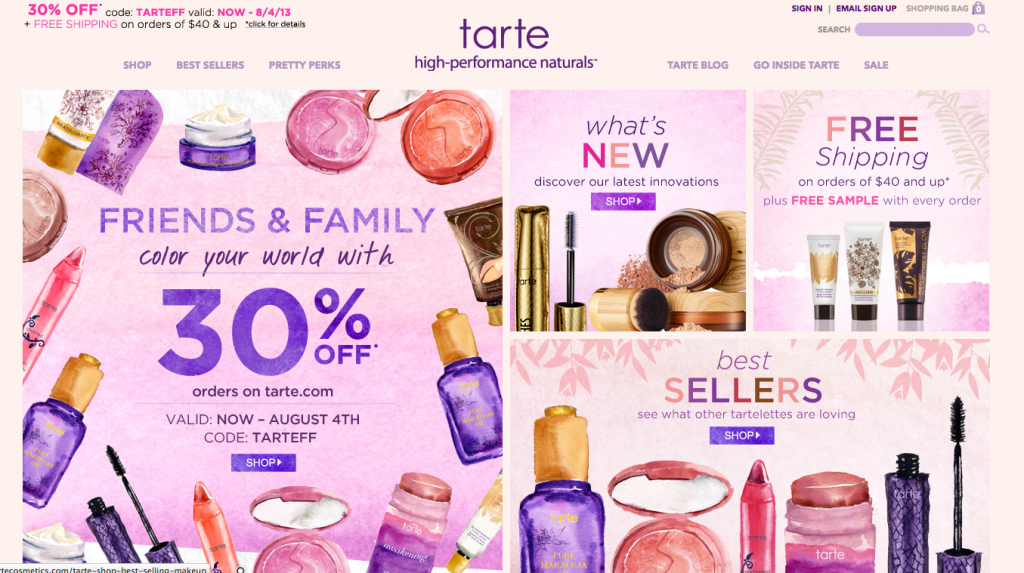 tarte family and friends