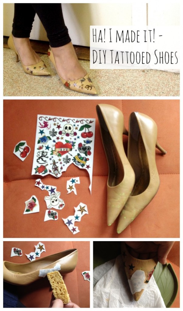 diy tattoed shoes- 1