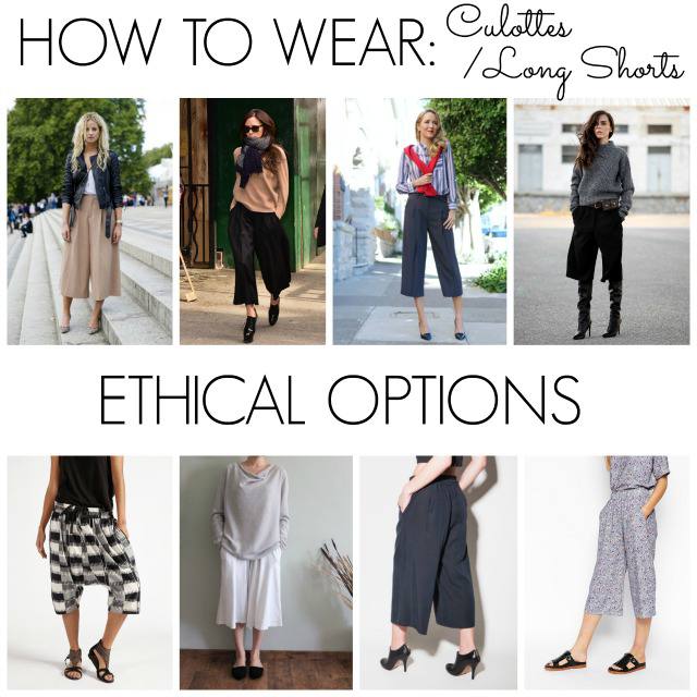 how to wear culottes long shorts